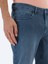 Koyu Petrol Slim Fit Denim Pamuk Karışımlı Pantolon 3