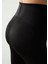 Siyah Extra Yüksek Bel Bilek Boy Pop Up Tayt 1