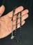 Bordo Mavi Sürmeli Uçak Camı Tesbih Beyzi Kesim 12MMX7MM T-764 2