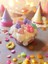 Cupcake Renkli Mum 2