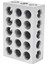 2 Adet 25X50X75MM Sertleştirilmiş Çelik Bloklar 23 Delik Paralel Sıkma Blok Torna Araçları Hassas 0.005MM Takım Tezgahı Için (Yurt Dışından) 1