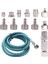 Airbrush Adaptör Seti, Hızlı Çıkarılan Airbrush Adaptör Kiti, Naylon Örgülü Hava Hortumu, Hava Kompresörü ve Airbrush Hortumu Için (Yurt Dışından) 2