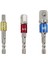 3 Adet/takım 1/4 Inç, 3/8 Inç, 1/2 Inç Adaptör Dönüştürücü 65MM Altıgen Şaft Sürücü Soket Uzatma Çubuğu Elektrikli (Yurt Dışından) 1