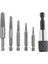 6 Adet Vida Extractor Merkezi Matkap Uçları Kılavuz Seti Kırık Hasarlı Cıvata Sökücü Hex Shank ve Kırık El Aleti Için Anahtar (Yurt Dışından) 5