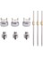 Sprey Aleti Nozulu 1.4 Mm/1.7mm/2.0mm Nozul Iğnesi ve Nozul Kapağı Nozul Takımı Hava Boya Takımı Hava Sprey Aleti Parçaları (Yurt Dışından) 3