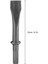 Pnömatik Çekiç Kürek Aracı Altıgen Kare Kürek Sapı 150MM Düz Tip Kürekler Yıkım Çekici 6-8kg Basınç (Yurt Dışından) 5