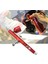 Airbrush Aracı Çift Eylem Yerçekimi Besleme 0.3mm Meme Sprey Airbrush Tırnak Sanat Boyası Dövme Aracı Anahtarı ile Saman Kırmızı (Yurt Dışından) 3