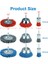 Paket Naylon Filament Aşındırıcı Tel Fırça Tekerleği ve Bardak Fırça Seti, Pas Korozyon Boyasını Çıkarmak Için Naylon Fırça Seti (Yurt Dışından) 2