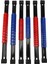 Abs Soket Düzenleyici Tahrik Soket Tutucu, 1/4 Inç Sürücü x 32 Klips, 3/8 Inç Sürücü x 30 Klips, 1/2 Inç Sürücü x 24 Klips, 6 Parça Set (Yurt Dışından) 1