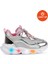 Glossy Shiny Çocuk Spor Ayakkabı 4430 Silver 1