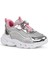 Glossy Shiny Çocuk Spor Ayakkabı 4430 Silver 2