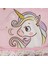 Kız Çocuk Pembe Unicorn Uzun Kollu Boya ve Mama Önlüğü 2