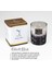 Delicate Serisi Black Mum - 300GR Oud ve Gül Kokulu Organik El Yapımı Dekoratif Cam Mum 2