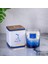 Delicate Serisi Blue Mum - 300GR Incir ve Yasemin Kokulu Organik El Yapımı Dekoratif Cam Mum 4