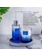 Delicate Serisi Blue Mum - 300GR Incir ve Yasemin Kokulu Organik El Yapımı Dekoratif Cam Mum 5