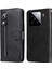 Xiaomi 15 Fermuarlı Cüzdan Buzağı Dokusu Pu Deri Telefon Kapağı (Yurt Dışından) 1