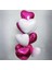 2 Adet Folyo Balon Fuşya Koyu Pembe Uçan Balon 45 cm 18 Inç 3