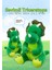 45CM Sevimli Bebek Peluş Oyuncak Kız Dinozor Uyuyan Bebek (Yurt Dışından) 2