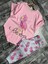 Flamingo Baskılı Garson Kız Pijama Takımı 1