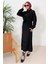 Bürümcük Gömlek Elbise Ikili Takım 1362 - Siyah 2