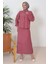 Bürümcük Gömlek Elbise Ikili Takım 1362 - Gül Kurusu 5