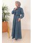 Ceket Elbise Ikili Takım 1364 - Mavi 4