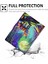 Için Premium Flip Case Lenovo Tab M10 Gen 3 Kart Yuvaları ve Geliştirilmiş Koruma ve Kolaylık Için Stand Fonksiyonu ile Stand Fonksiyonlu Çiçek Tasarımı (Yurt Dışından) 3