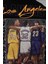 Erkek Oversize Lakers T-Shirt Siyah 2