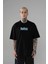 Unisex Oversize Popeye T-Shirt Siyah 4