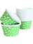 Cup Cake | Sufle Kapsülü | Muffin Kapsülü Yeşil Puantiyeli 25 Adet (50X39mm) 3