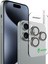 Buddıes iPhone 16 Pro / 16 Pro Max Uyumlu Kamera Lens Koruyucu (TİTANİUM) 1