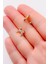 Cerrahi Çelik Piercing Iki Şeritli Fiyonk Figürlü Kıkırdak Helix Tragus Piercing (1ADET) 3