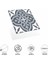 Decohandy Pvc Duvar Karosu 30X30CM 4'lü Paket - Çini Desen 0,36M2 2