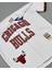 Unisex Bulls Önden Düğmeli T-Shirt Beyaz 2
