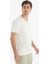 Erkek T-Shirt 40731 - Krem 2