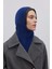 Soft Ince Örgü Balaclava Bere Mavi 1