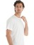 Erkek T-Shirt 40734 - Krem 1