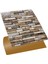 Kendinden Yapışkanlı Geometrik Taş Desenli Pvc Karo 30X30 cm (11 Adet) 1 M2 1