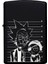 Rick And Morty Desenli Kişiye Özel Isimli Benzinli Siyah Metal Çakmak 2