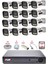16 Kameralı Set Full Hd Gece Renkli Görüş-Cepten İzle-Su Geçirmez Güvenlik Kamerası Seti 500GB 2