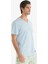 Erkek T-Shirt 40717 - Mavi 1