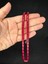 Ateş Kehribar Tesbih Kırmızı Renkli Kesme Kesim 10,5 mmX6 mm T-664 3