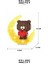 Legomodel Bubu Bear Moon Gece Lambası Mini Figür 3