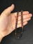 Sıkma Kehribar Tesbih Siyah-Sarı Renkli Kapsül Kesim 11 mmX8 mm T-616 3