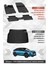 Peugeot 3008 2024+ Uyumlu 4.5d Premium Havuzlu Oto Paspas ve Liner Marka 3D Alt Bagaj Havuzu 4