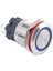 Çin 19A-P1Z-E-MV ,KONTAK-1A Mavi-24V Kalıcı M19 Metal Buton 1