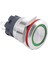 Çin 19H-P1-E-YŞ ,KONTAK-1A Yeşil-24V Yaylı M19 Metal Buton 1