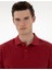 Erkek Nar Çiçeği Slim Fit Kıvrılmaz Polo Yaka Basic Tişört 50302561-VR239 2