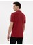 Erkek Nar Çiçeği Slim Fit Kıvrılmaz Polo Yaka Basic Tişört 50302561-VR239 5