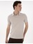 Erkek Taş Slim Fit Kıvrılmaz Polo Yaka Basic Tişört 50302561-VR049 3